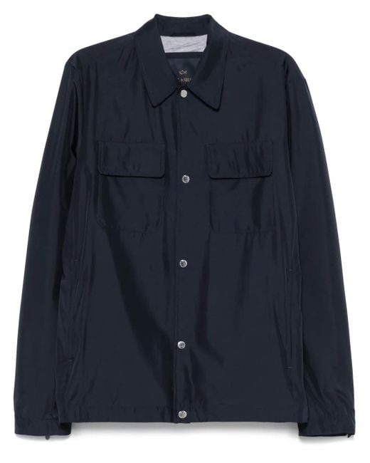 Paul & Shark Blue Lightweight Jacket for men