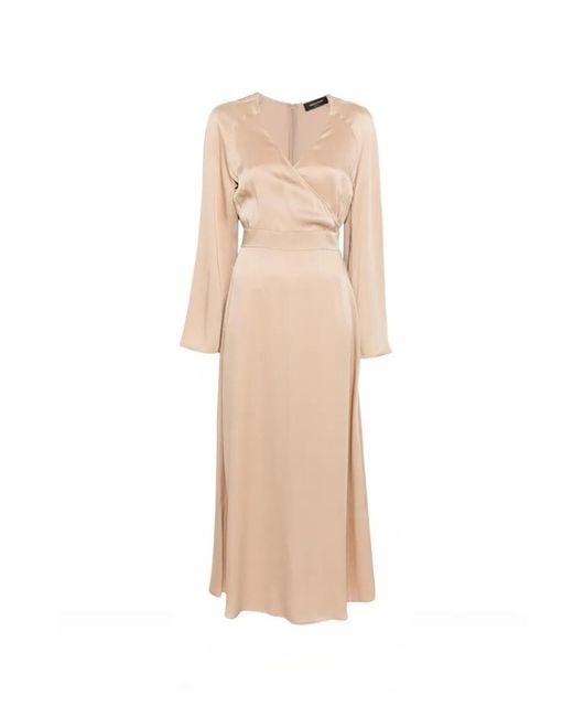 Fabiana Filippi White V-Neck Maxi Dress