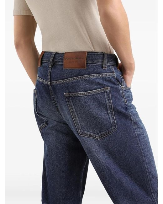 Vaqueros Con Cinturón Dolce & Gabbana de hombre de color Blue