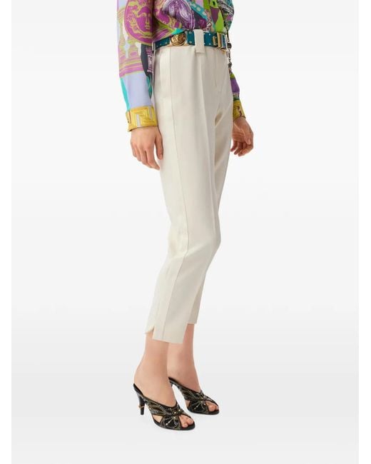 Versace Stretch Broek in het White