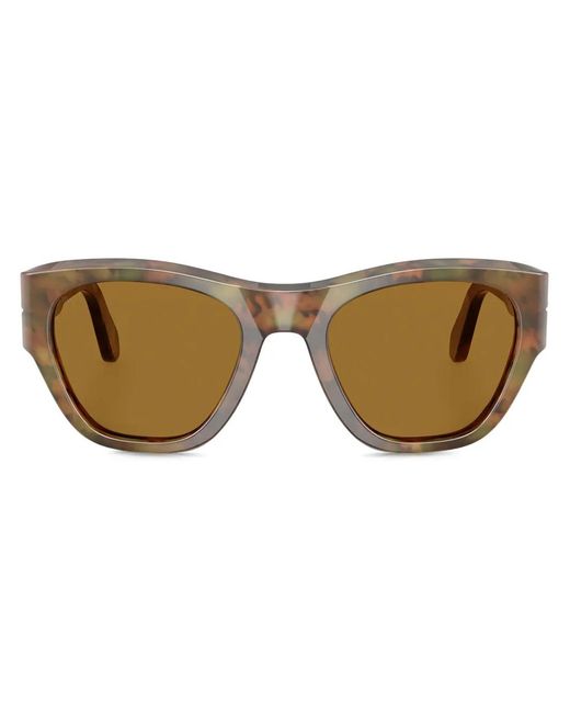 Lunettes De Soleil À Monture Carrée Persol en coloris Brown