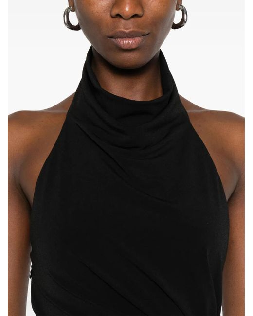 Abito Lungo Stella Con Scollo All'Americana di ANDAMANE in Black