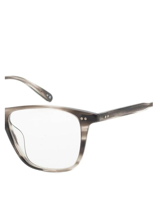 Garrett Leight White Hayes Rectangle-Frame Glasses