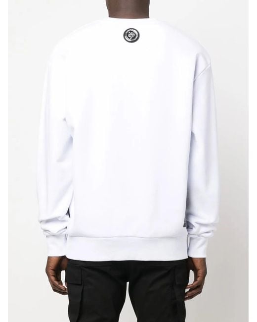 メンズ Philipp Plein タイガー スウェットシャツ White