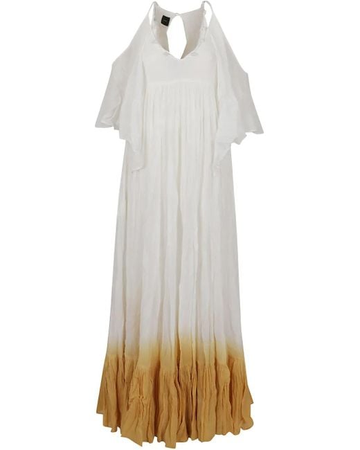 Pinko ラッフル ドレス White