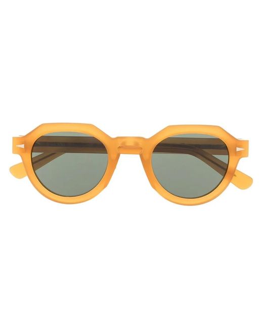 Ahlem Yellow Lunettes De Soleil À Monture Ronde