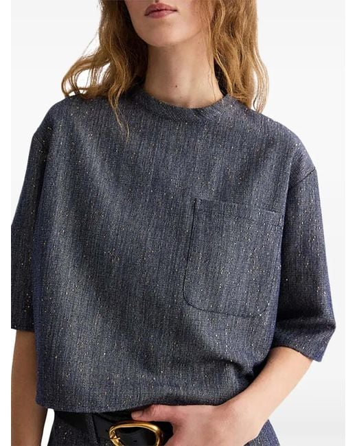 Twp Gray T-Shirt À Sequins