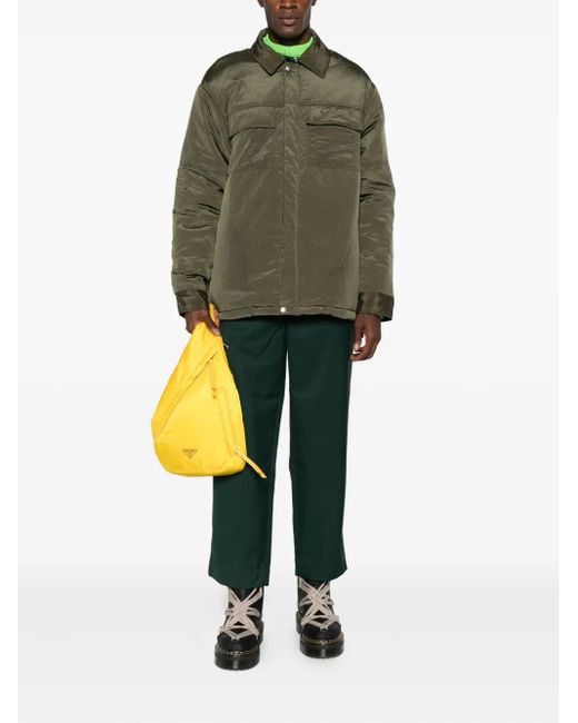 Oamc Peacemaker Green Flap-Pocket Jacket for men