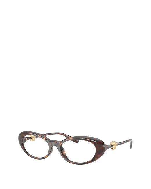 Versace White Cat-Eye Glasses