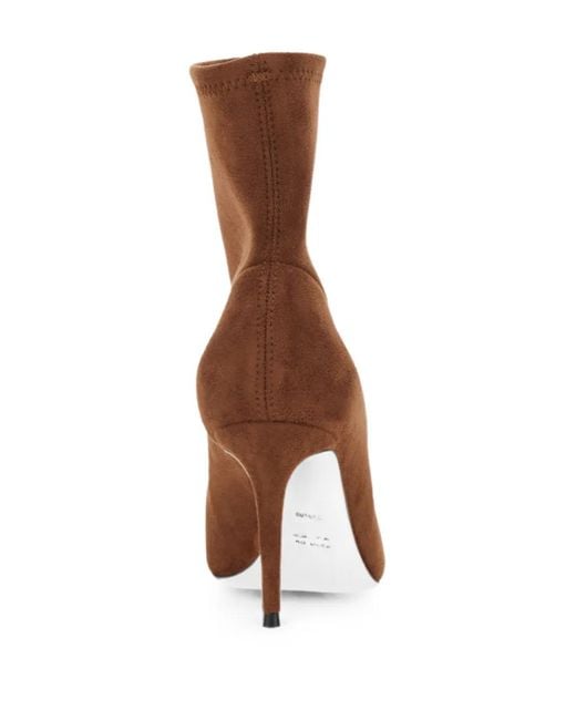 Casadei Brown Julia Pointed-Toe Ankle Boots