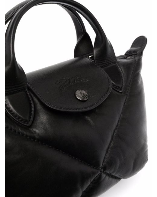 longchamp noir cuir