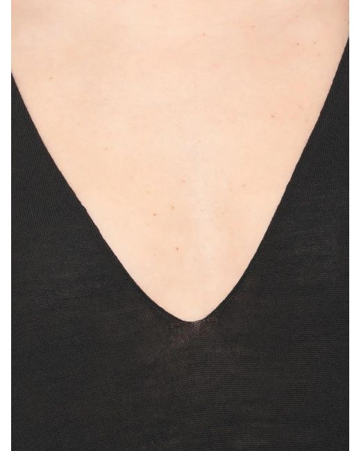 Pull Temple À Col V Rick Owens en coloris Black