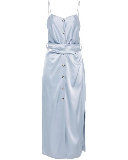 Nanushka Blue Sayan Midi Dress