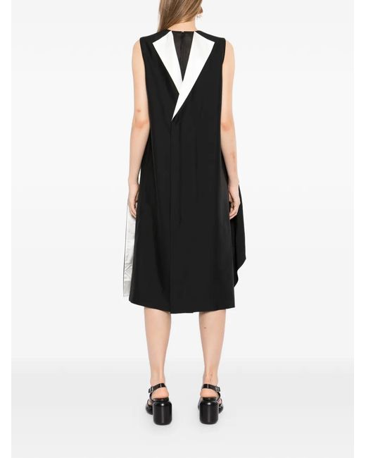 JNBY Black Sleeveless Oversized Dress