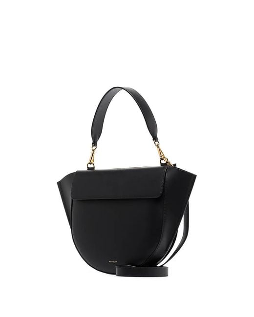 Wandler Black Hortensia Medium Tote Bag