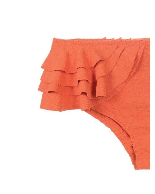 Clube Bossa High Waist Bikinislip in het Orange