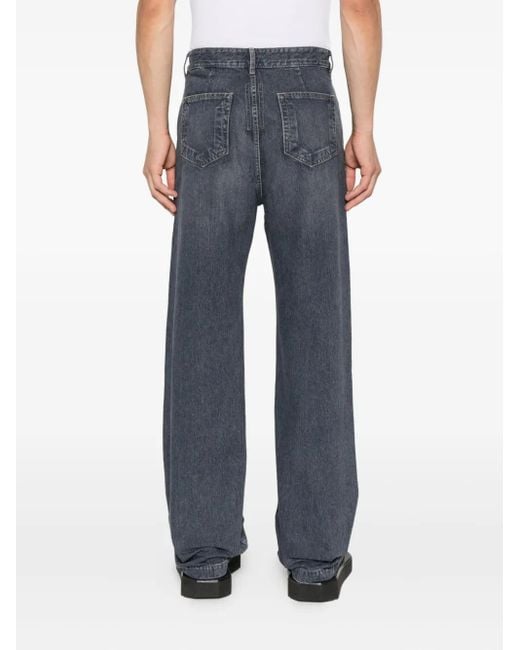 Rick Owens Blue Five-Pocket Design Jeans for men