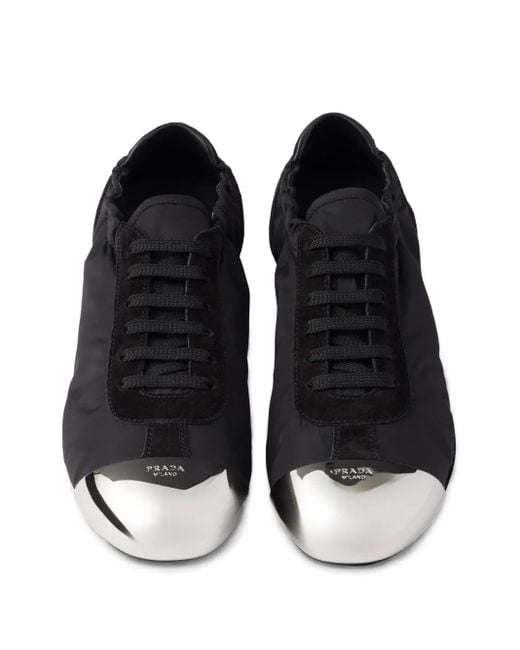 Prada Black Collapse Sneakers