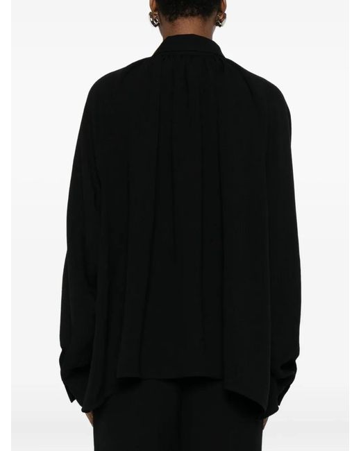Nanushka Ada Blouse in het Black