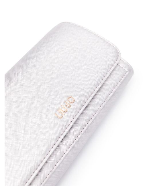Bolso de mano con letras del logo Liu Jo de color White