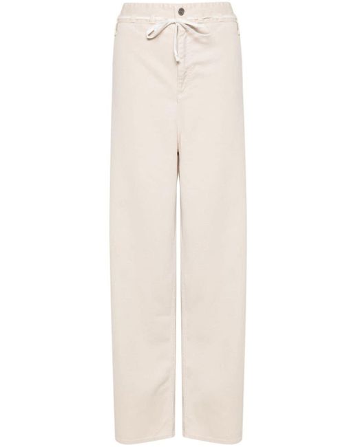 Isabel Marant White Jordy Wide-leg Trousers