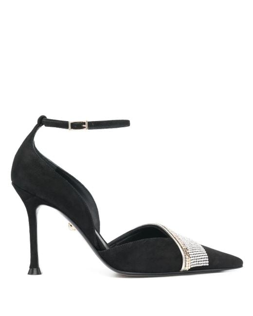 ALEVI Black Kyla 95Mm Suede Pumps
