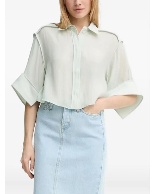 Camicia Crop di Day Birger et Mikkelsen in White