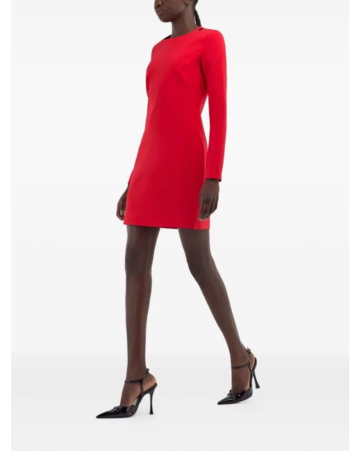 Roberto Cavalli Red Jersey Mini Dress