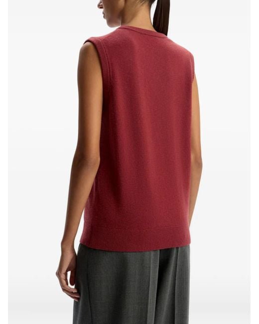 12 STOREEZ Red Cashmere Top