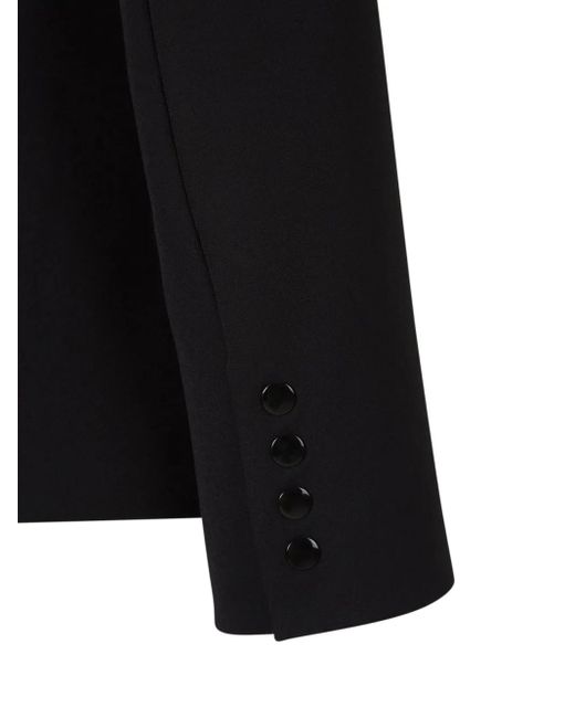 Veronica Beard Black Zip Pocket Single-Breasted Blazer