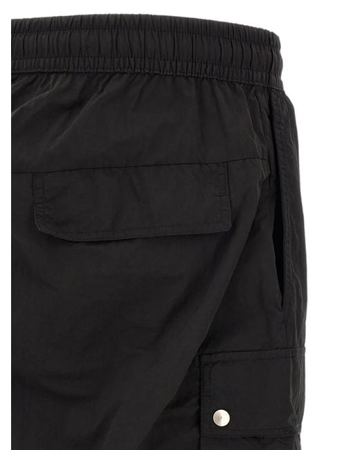 Thom Krom Black Zip-Detail Cargo Pants for men