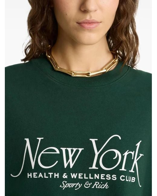 Sporty & Rich Green Ny 94 Sweatshirt