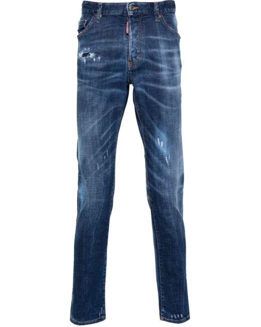 DSquared² Skinny Jeans in het Blue voor heren