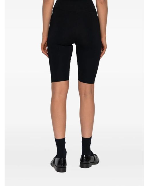 Entire studios Black Ribbed Shorts