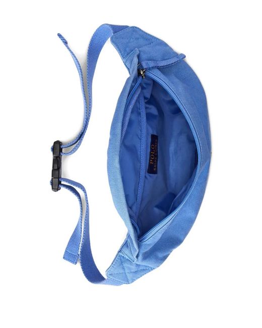 Polo Ralph Lauren Blue Canvas Belt Bag for men