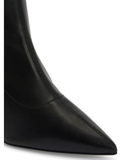 Giuseppe Zanotti Black Mirea 90mm Leather Ankle Boots
