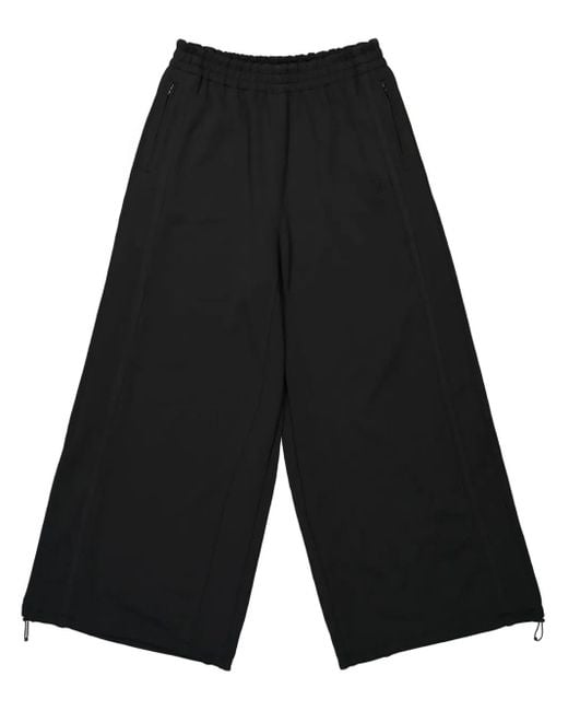 Vetements Black Wide-Leg Track Pants
