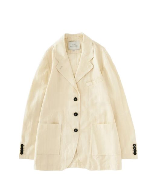 Studio Nicholson Natural Elkin Blazer