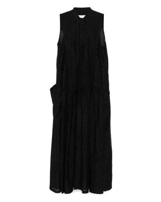Christian Wijnants Black Dess Midi Dress