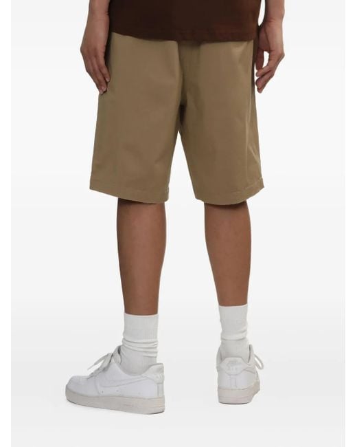 KTZ Natural Logo-Patch Shorts for men