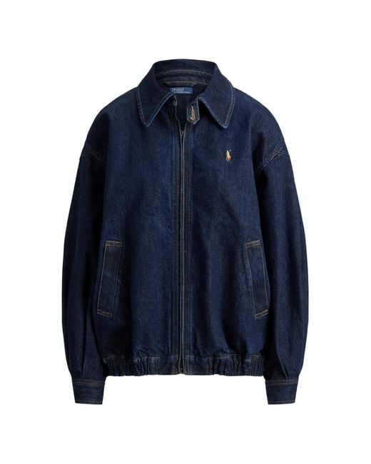 Polo Ralph Lauren Blue Bubble Denim Jacket