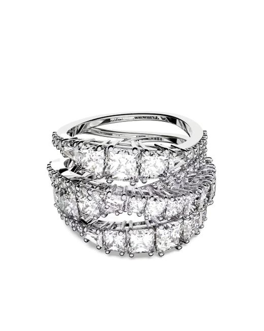 Swarovski White Twist Wrap Ring