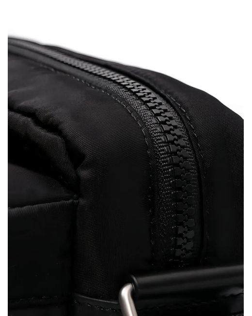 Off-White c/o Virgil Abloh Black Outdoor Messenger Mini Handbag for men