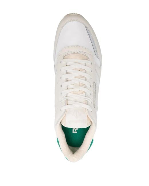 Reebok White Classic Leather Sneakers for men
