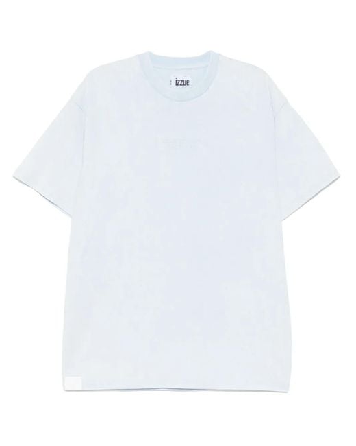 Izzue White Logo-Print T-Shirt for men