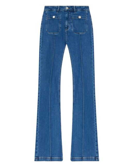 Munthe Blue Split-Seam Trousers