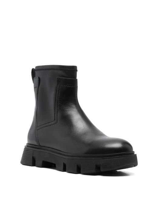 Geox Black Vilde Ankle Boots