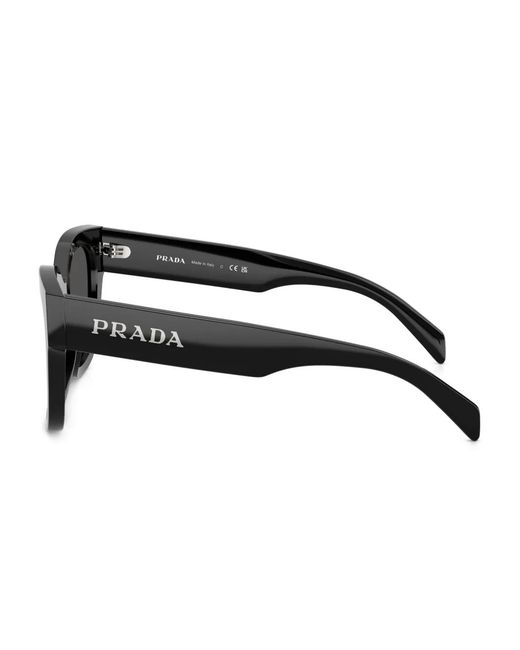 Prada Black Square-Frame Sunglasses