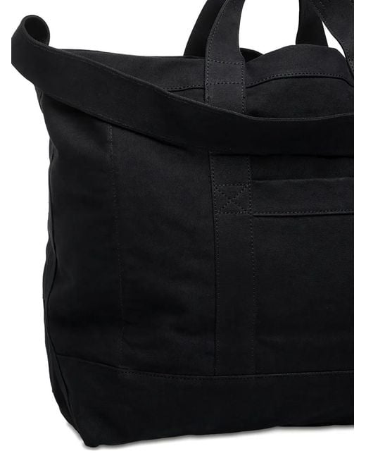 HELIOT EMIL Black Handle Shire Tote Bag