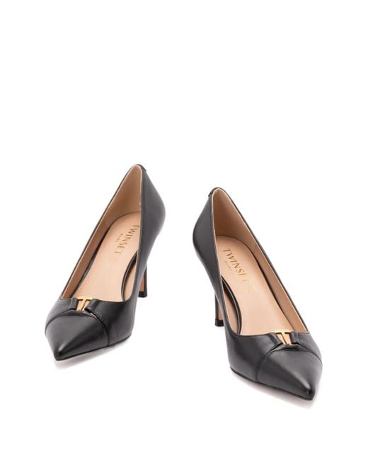 Twinset Brown Pointed-toe Pumps